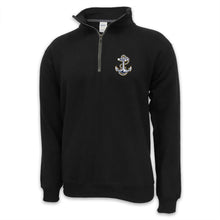 Load image into Gallery viewer, Navy Anchor Logo 1/4 Zip