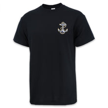 Load image into Gallery viewer, Navy Anchor Logo T-Shirt