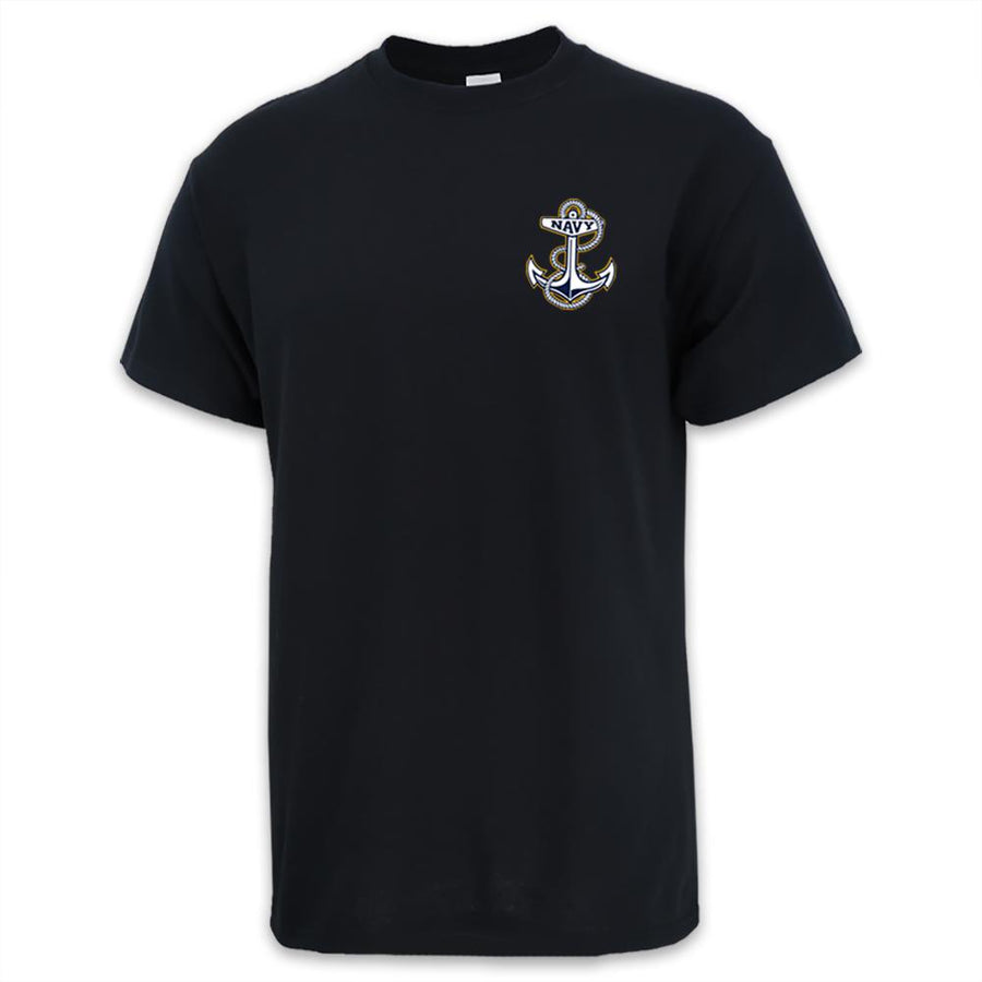 Navy Anchor Logo T-Shirt