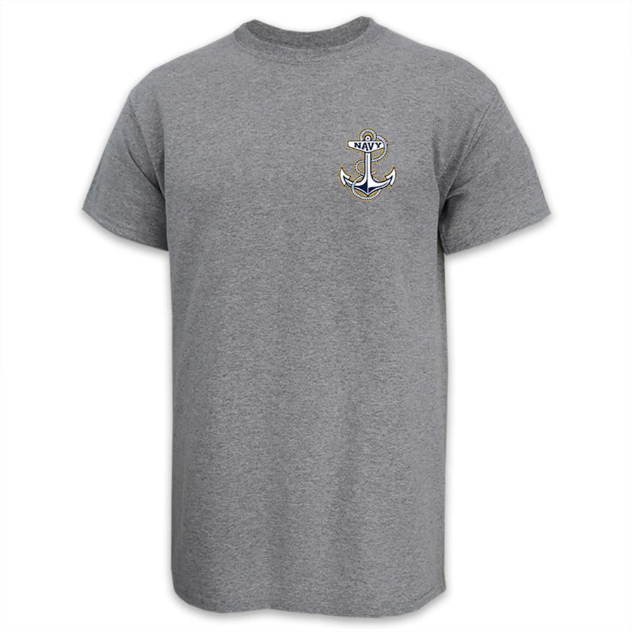 Navy Anchor Logo T-Shirt