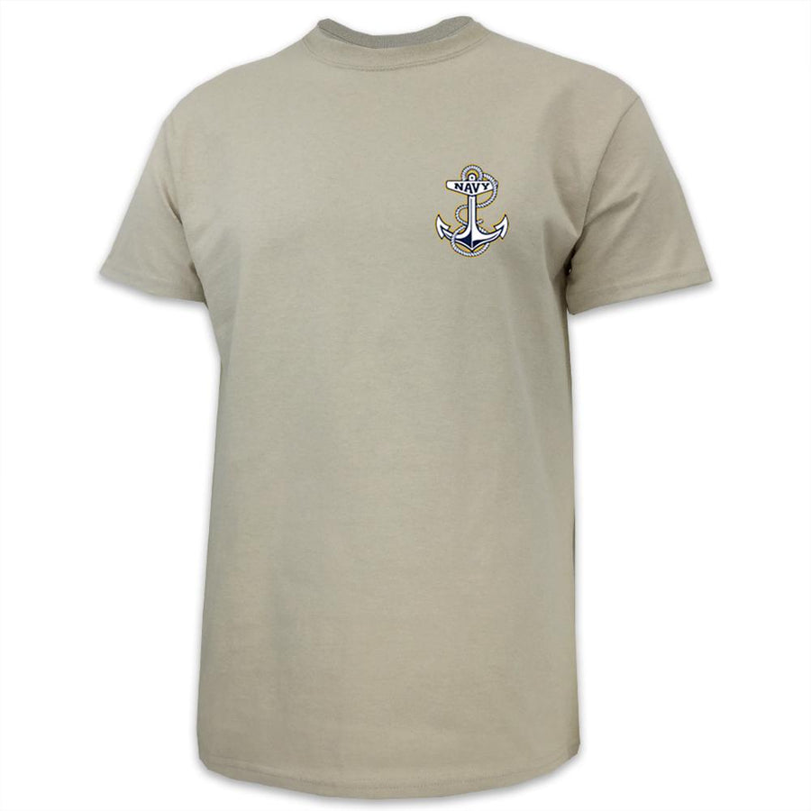 Navy Anchor Logo T-Shirt