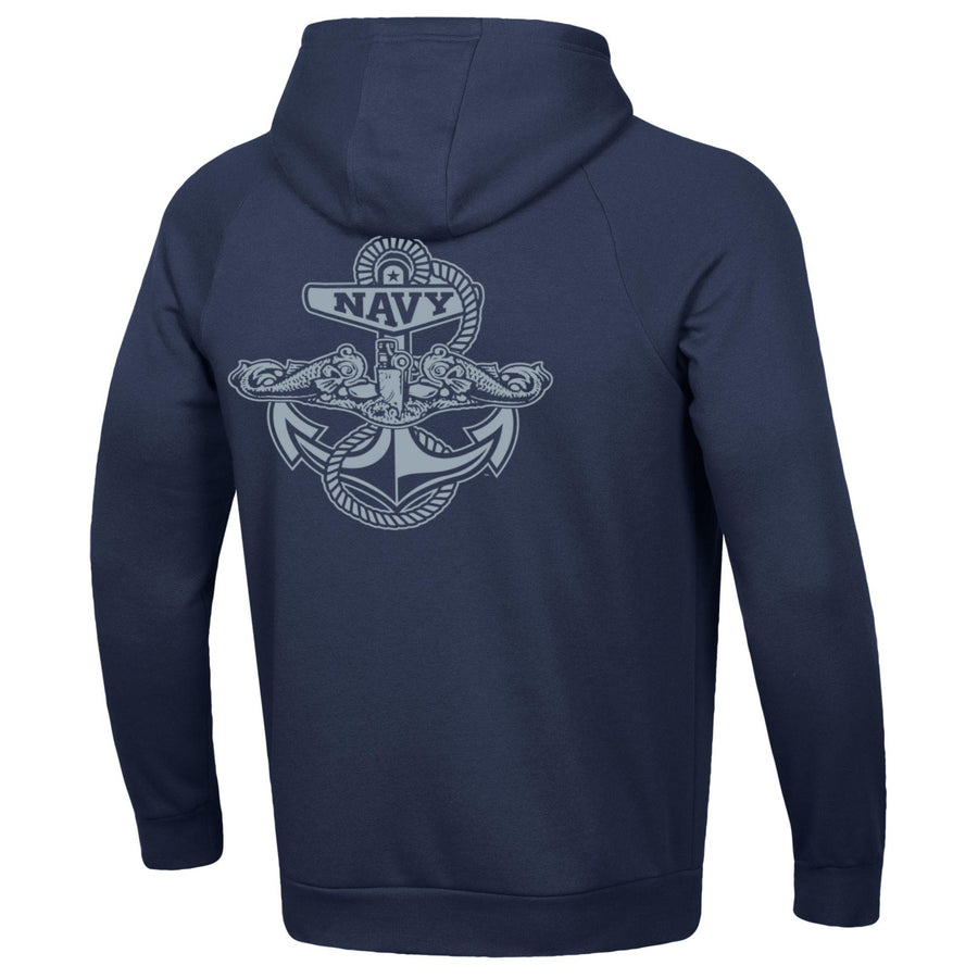 Navy Under Armour 2023 Rivalry Anchor Silent Service Performance Cotton Hood (Navy)
