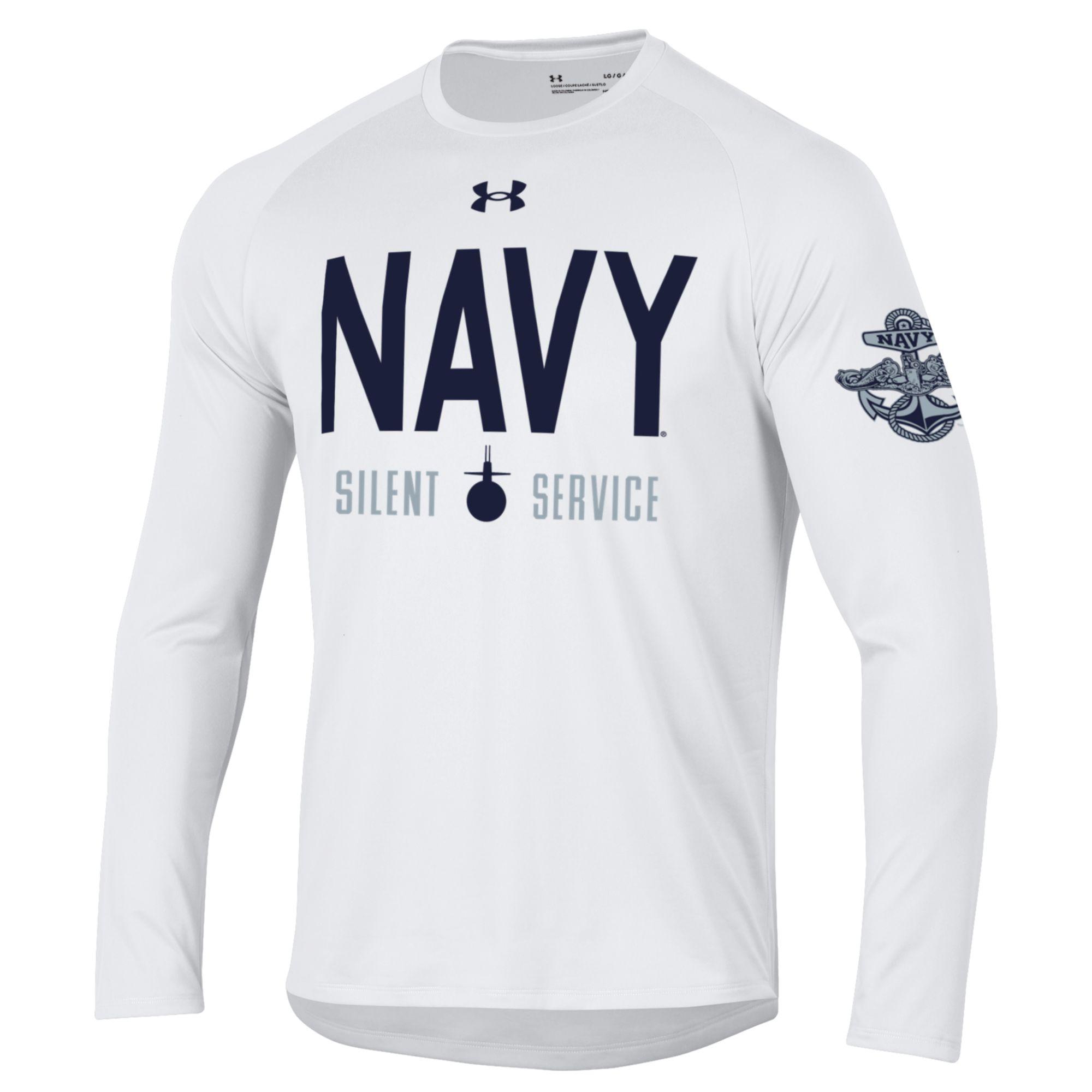 Navy Under Armour 2023 Rivalry Silent Service Tech Long Sleeve T-Shirt