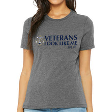 Load image into Gallery viewer, Navy Vet Looks Like Me Ladies T-Shirt