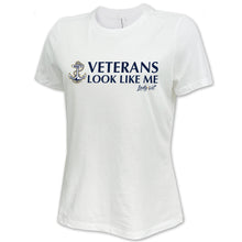 Load image into Gallery viewer, Navy Vet Looks Like Me Ladies T-Shirt