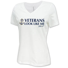 Load image into Gallery viewer, Navy Vet Looks Like Me V-Neck T-Shirt