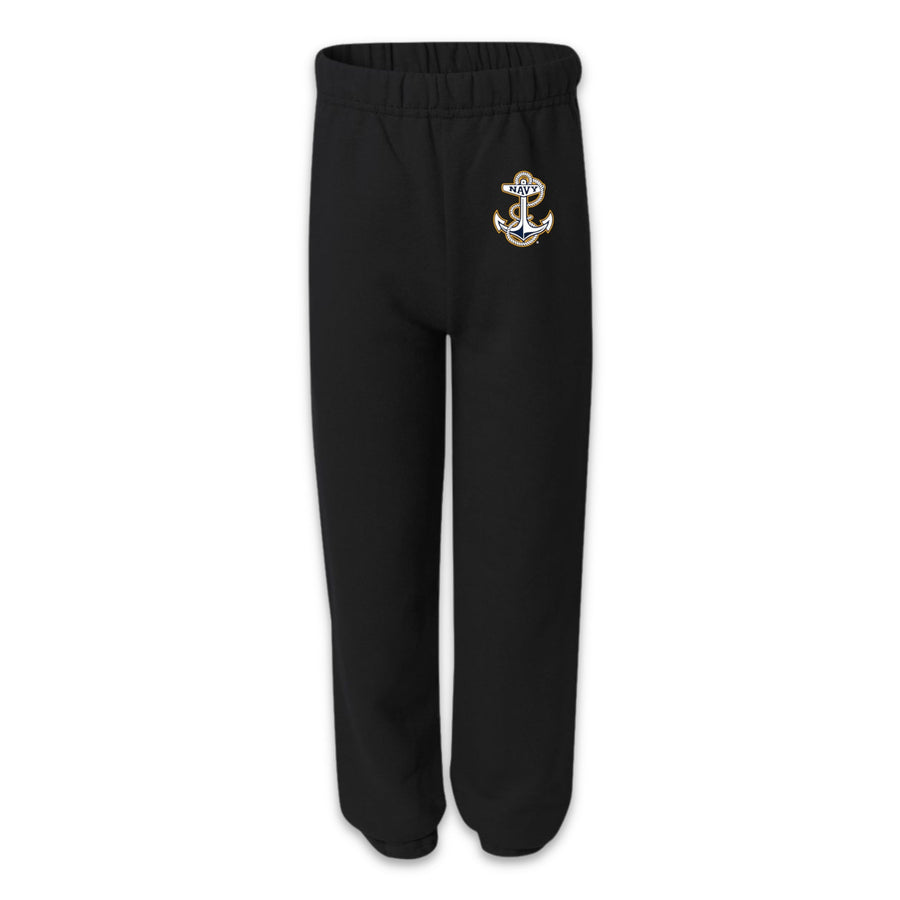 Navy Anchor Youth Sweatpants