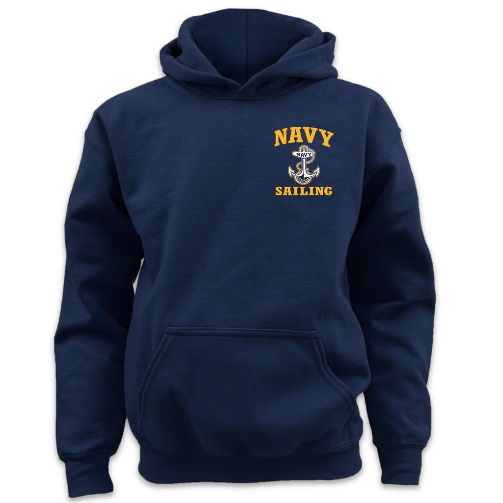 Navy Youth Anchor Sailing Hood