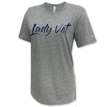 Load image into Gallery viewer, Navy Lady Vet Full Chest Logo T-Shirt (unisex fit)