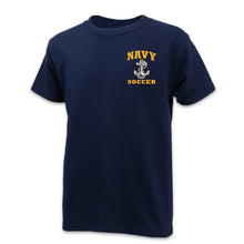Load image into Gallery viewer, Navy Youth Anchor Soccer T-Shirt
