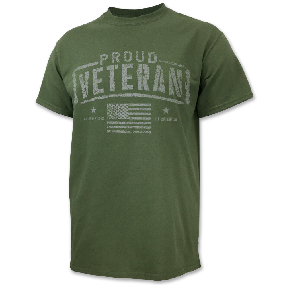 T-shirt American Flag Feed Our VETs Blanc - Taille L - Occasion Très Bon état
