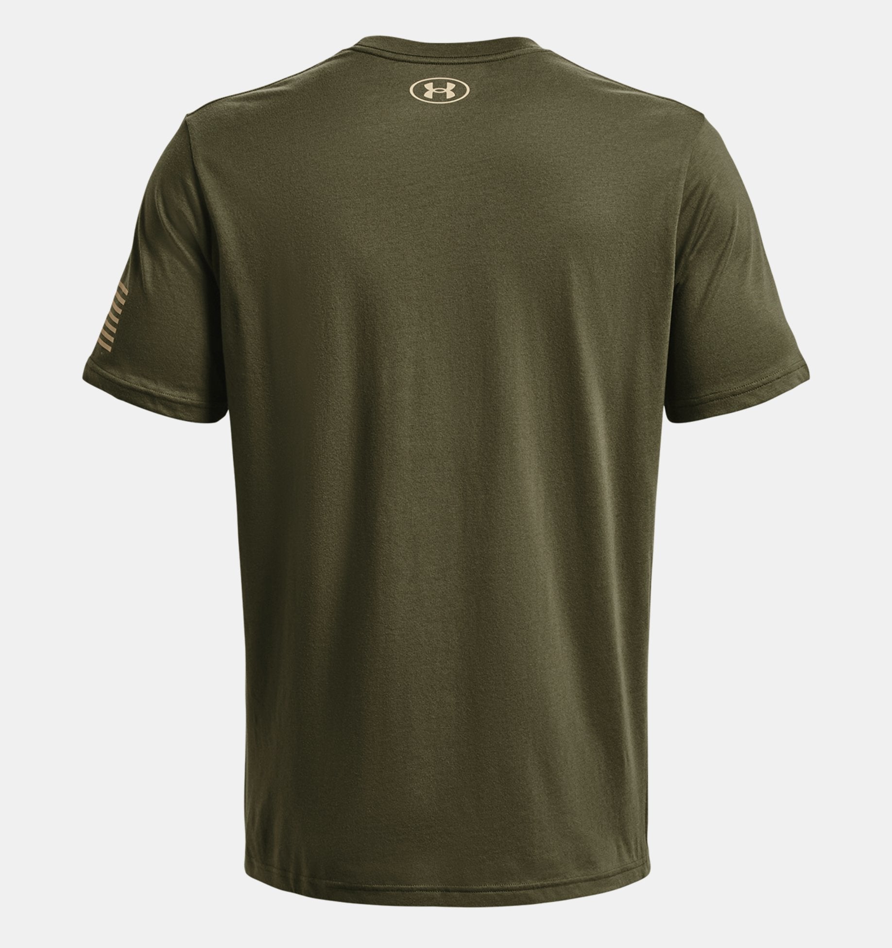 Under Armour 1370810391LG New Freedom Flag Marine OD Green Size LG Mens  T-Shirt 