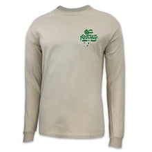 Load image into Gallery viewer, Navy Shamrock Long Sleeve T-Shirt