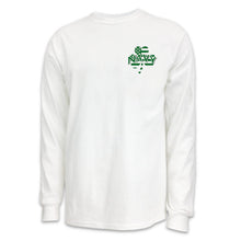 Load image into Gallery viewer, Navy Shamrock Long Sleeve T-Shirt