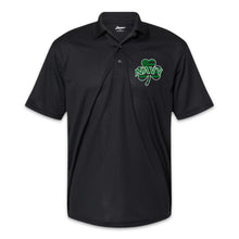 Load image into Gallery viewer, Navy Shamrock Performance Polo