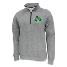 Load image into Gallery viewer, Navy Shamrock Quarter Zip