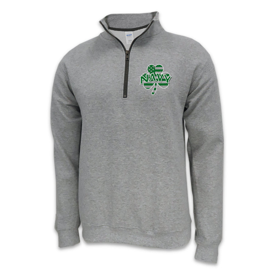 Navy Shamrock Quarter Zip