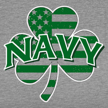 Load image into Gallery viewer, Navy Shamrock Arch Tee