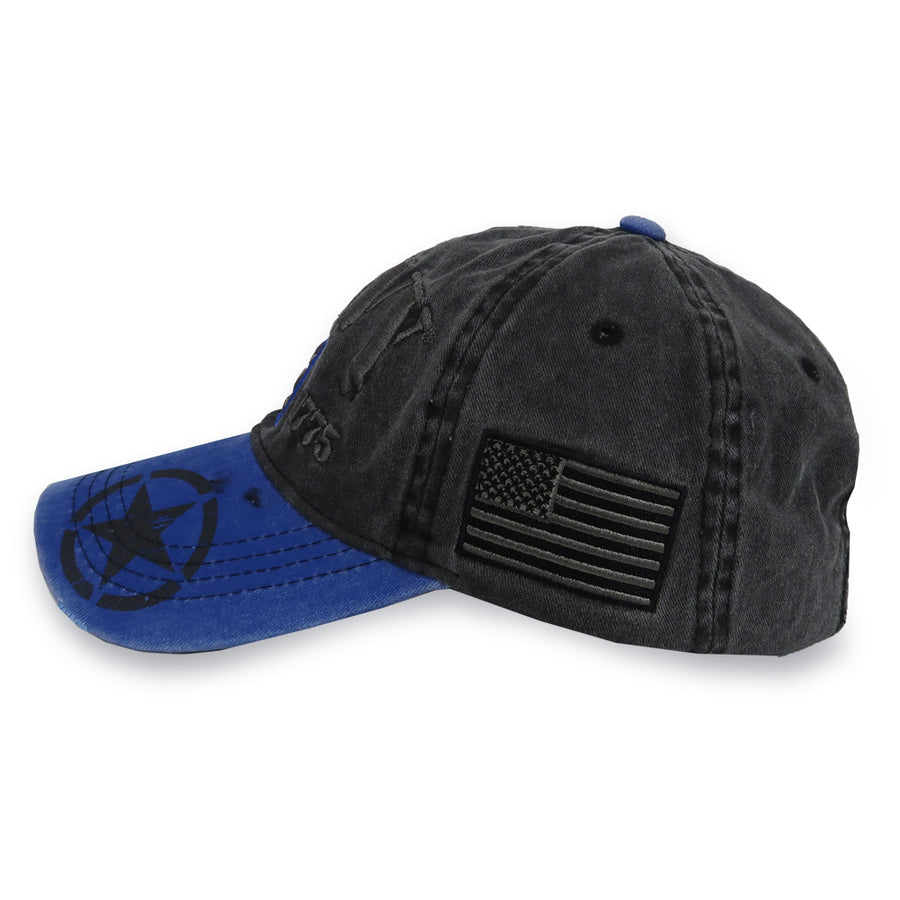 Navy Retro Zero Dark Hat (Grey)