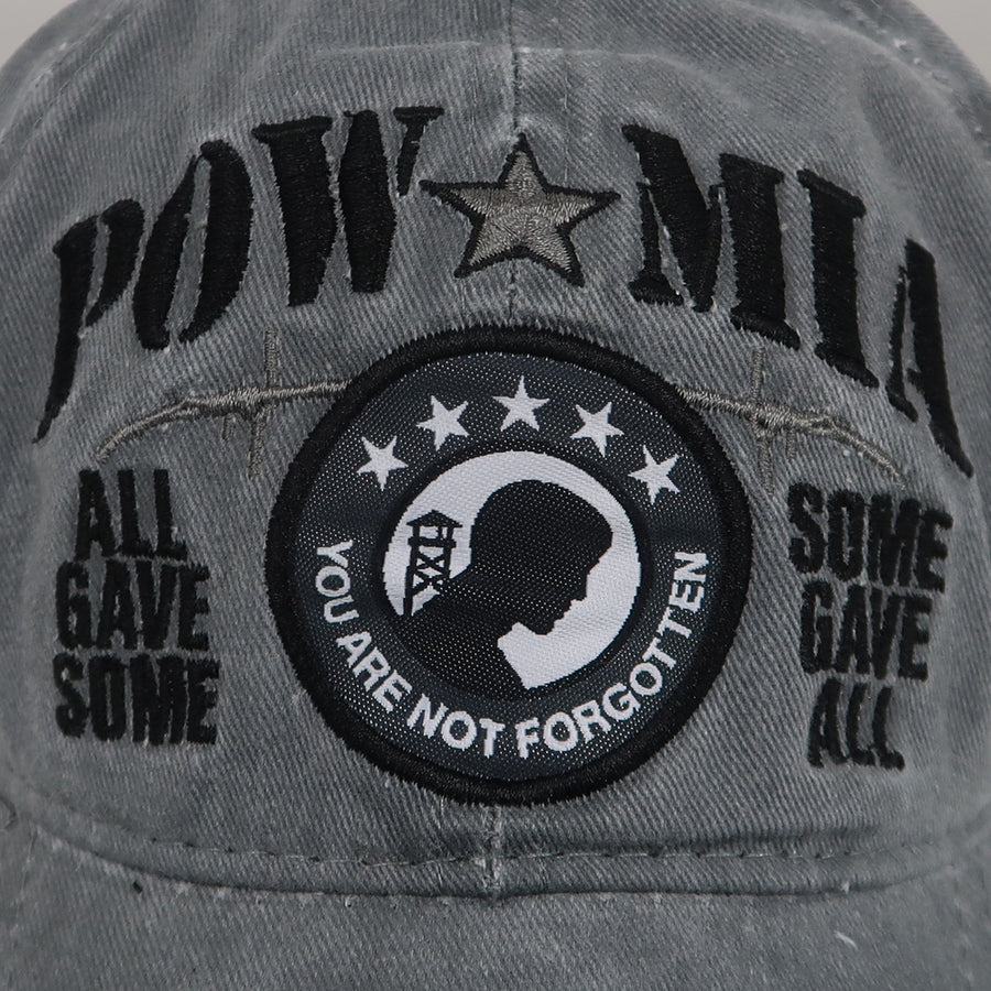 POW MIA Retro Zero Dark Hat (Grey)