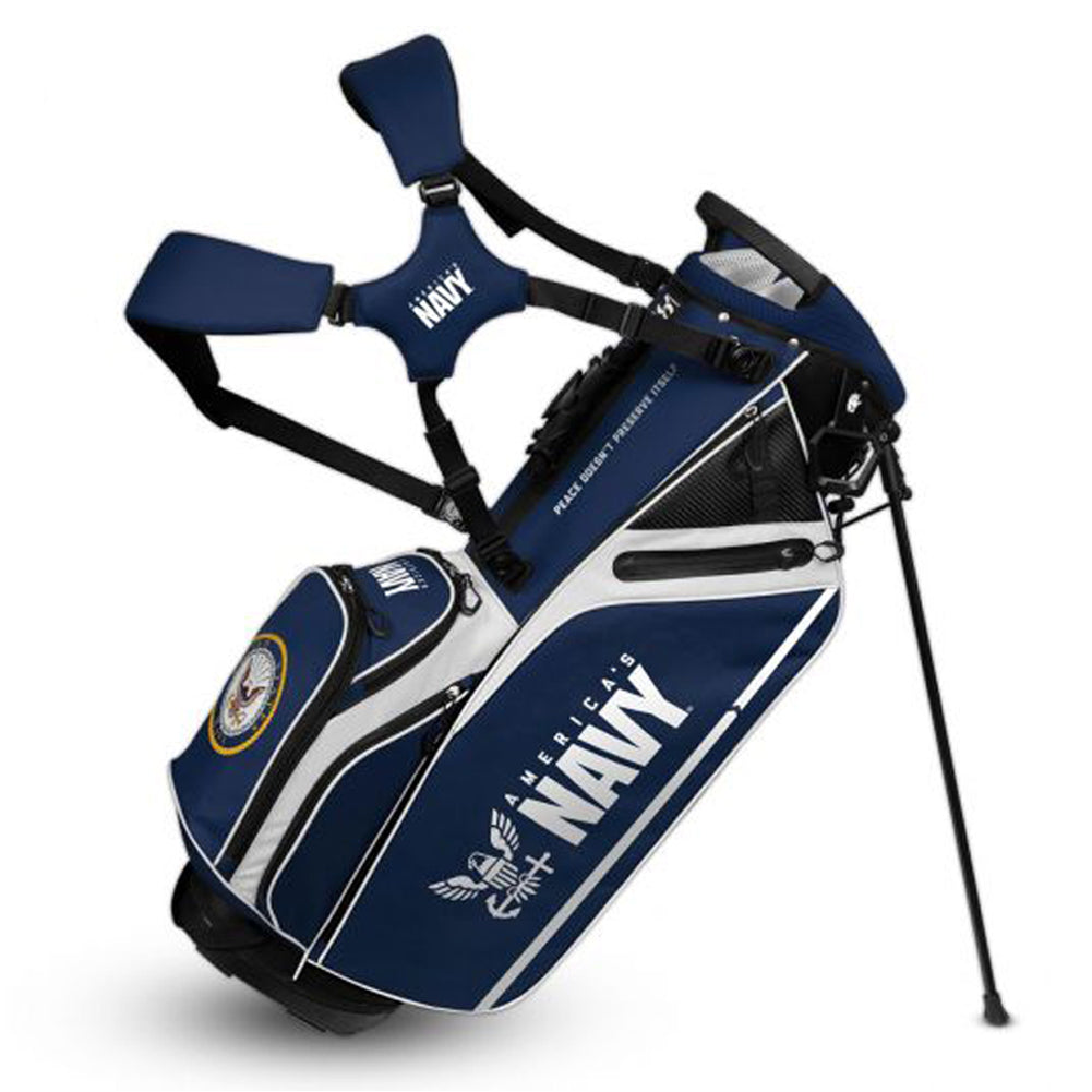 U.S Navy Golf Bag Caddy (Navy/White)*