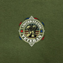 Load image into Gallery viewer, United States Veteran Boots T-Shirt (OD Green)