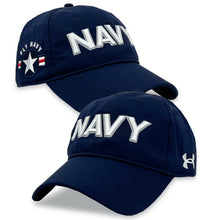 Load image into Gallery viewer, Navy Under Armour Fly Navy Adjustable Hat (Navy)