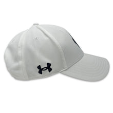 Load image into Gallery viewer, Navy Under Armour 2023 Rivalry Blitzing Adjustable Hat (White)