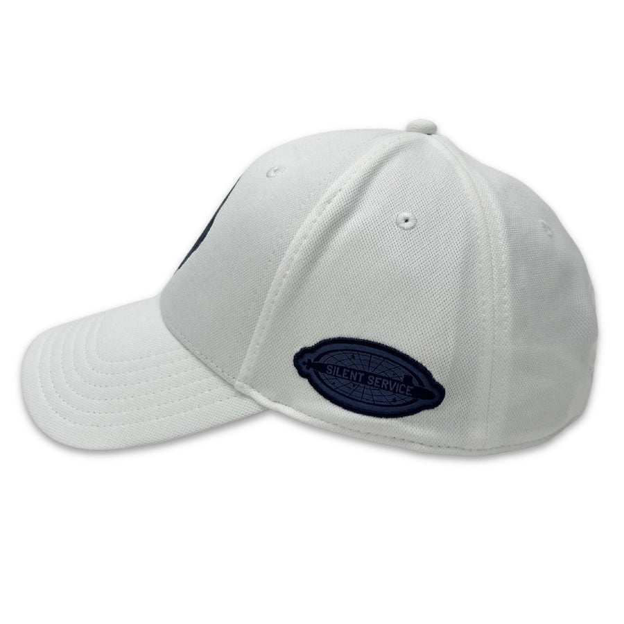 Navy Under Armour 2023 Rivalry Blitzing Adjustable Hat (White)