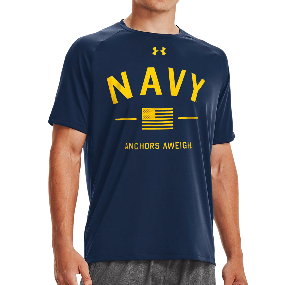 Under armour navy shirts