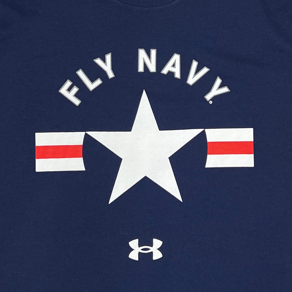 Navy Under Armour Fly Navy Long Sleeve T-Shirt (Navy)