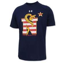 Load image into Gallery viewer, Navy Under Armour Jack Flag T-Shirt (Navy)