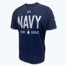 Load image into Gallery viewer, Navy Under Armour 2023 Rivalry Silent Service Tech T-Shirt (Navy)