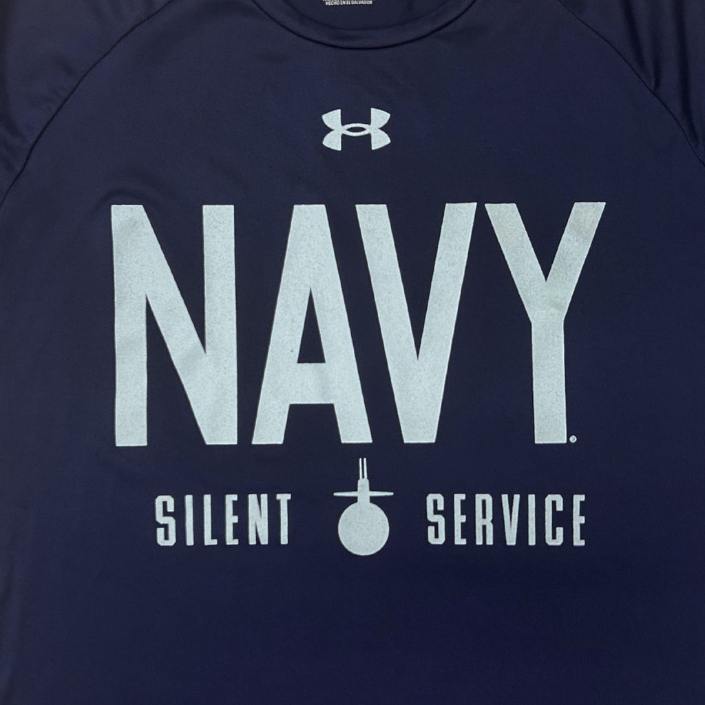 Navy Under Armour 2023 Rivalry Silent Service Tech T-Shirt (Navy)