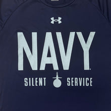 Load image into Gallery viewer, Navy Under Armour 2023 Rivalry Silent Service Tech T-Shirt (Navy)