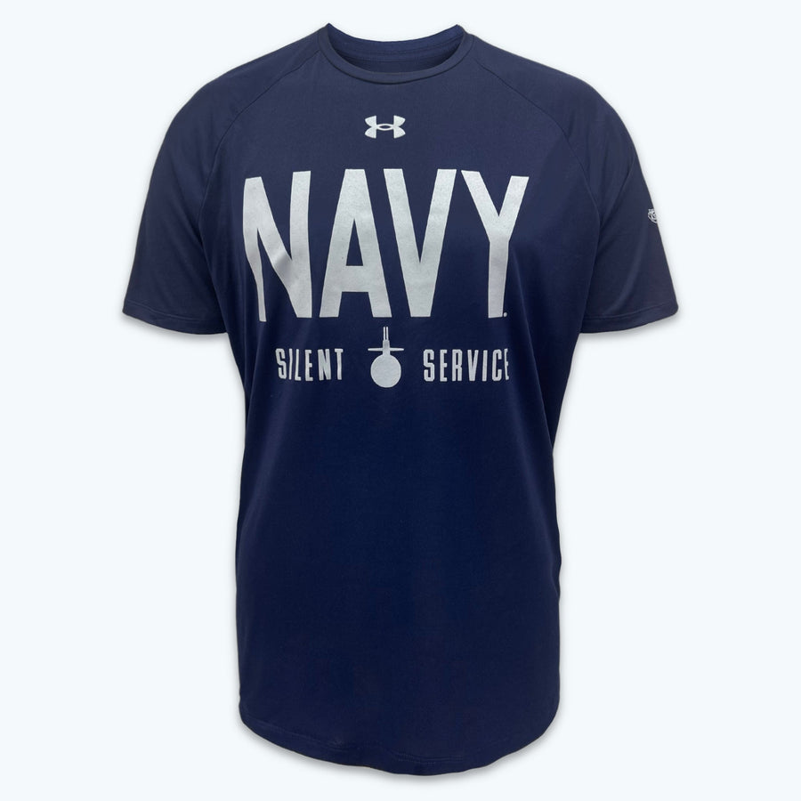 Navy Under Armour 2023 Rivalry Silent Service Tech T-Shirt (Navy)