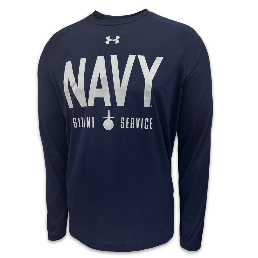 Navy Under Armour 2023 Rivalry Silent Service Tech Long Sleeve T-Shirt (Navy)