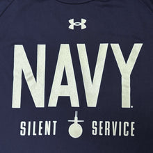 Load image into Gallery viewer, Navy Under Armour Silent Service Tech Long Sleeve T-Shirt (Navy)