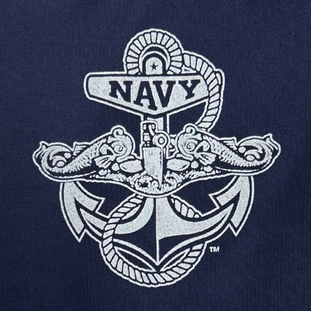 Navy Under Armour Silent Service Tech Long Sleeve T-Shirt (Navy)