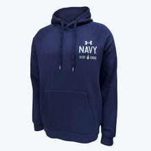 Load image into Gallery viewer, Navy Under Armour 2023 Rivalry Anchor Silent Service Performance Cotton Hood (Navy)