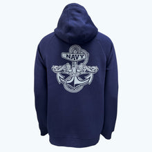 Load image into Gallery viewer, Navy Under Armour 2023 Rivalry Anchor Silent Service Performance Cotton Hood (Navy)