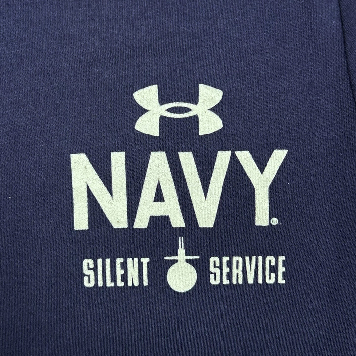 Navy Under Armour Anchor Silent Service Performance Cotton Hood (Navy)