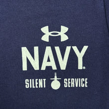 Load image into Gallery viewer, Navy Under Armour 2023 Rivalry Anchor Silent Service Performance Cotton Hood (Navy)