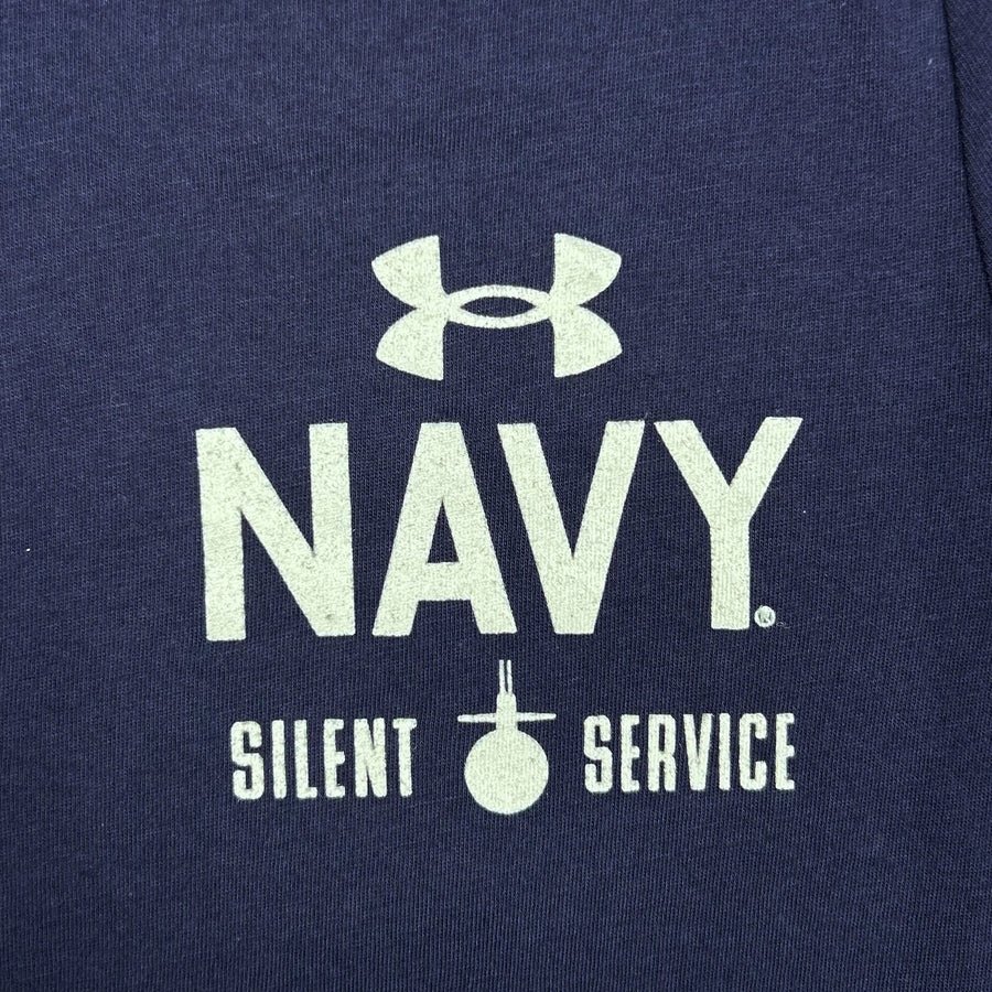 Navy Under Armour 2023 Rivalry Anchor Silent Service Performance Cotton Hood (Navy)