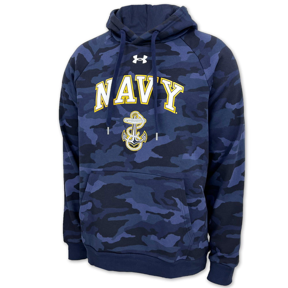 Navy Under Armour Camo Hood (Navy)