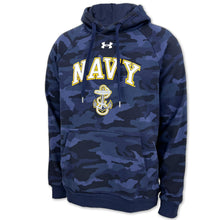 Load image into Gallery viewer, Navy Under Armour Camo Hood (Navy)