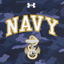 Load image into Gallery viewer, Navy Under Armour Camo T-Shirt (Navy)