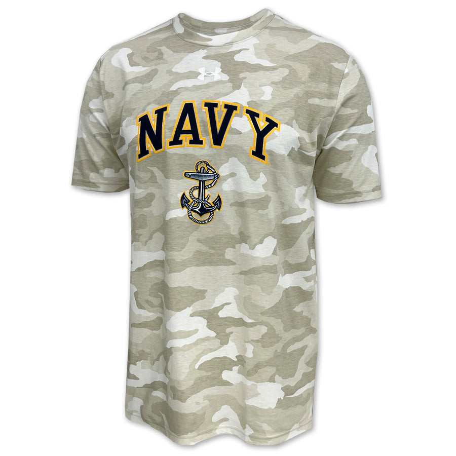 Navy Under Armour Camo T-Shirt (Sand)