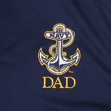 Load image into Gallery viewer, Navy Anchor Dad Under Armour Performance 1/4 Zip (Navy)