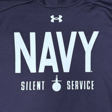 Load image into Gallery viewer, Navy Under Armour Silent Service Fleece Hood (Navy)